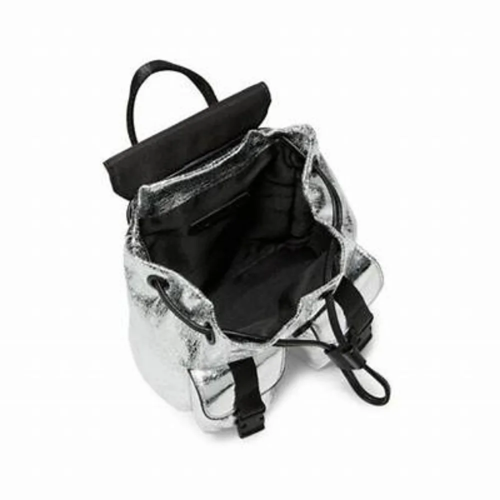 NWT, Kendall + Kylie Metallic Lex Foiled Backpack